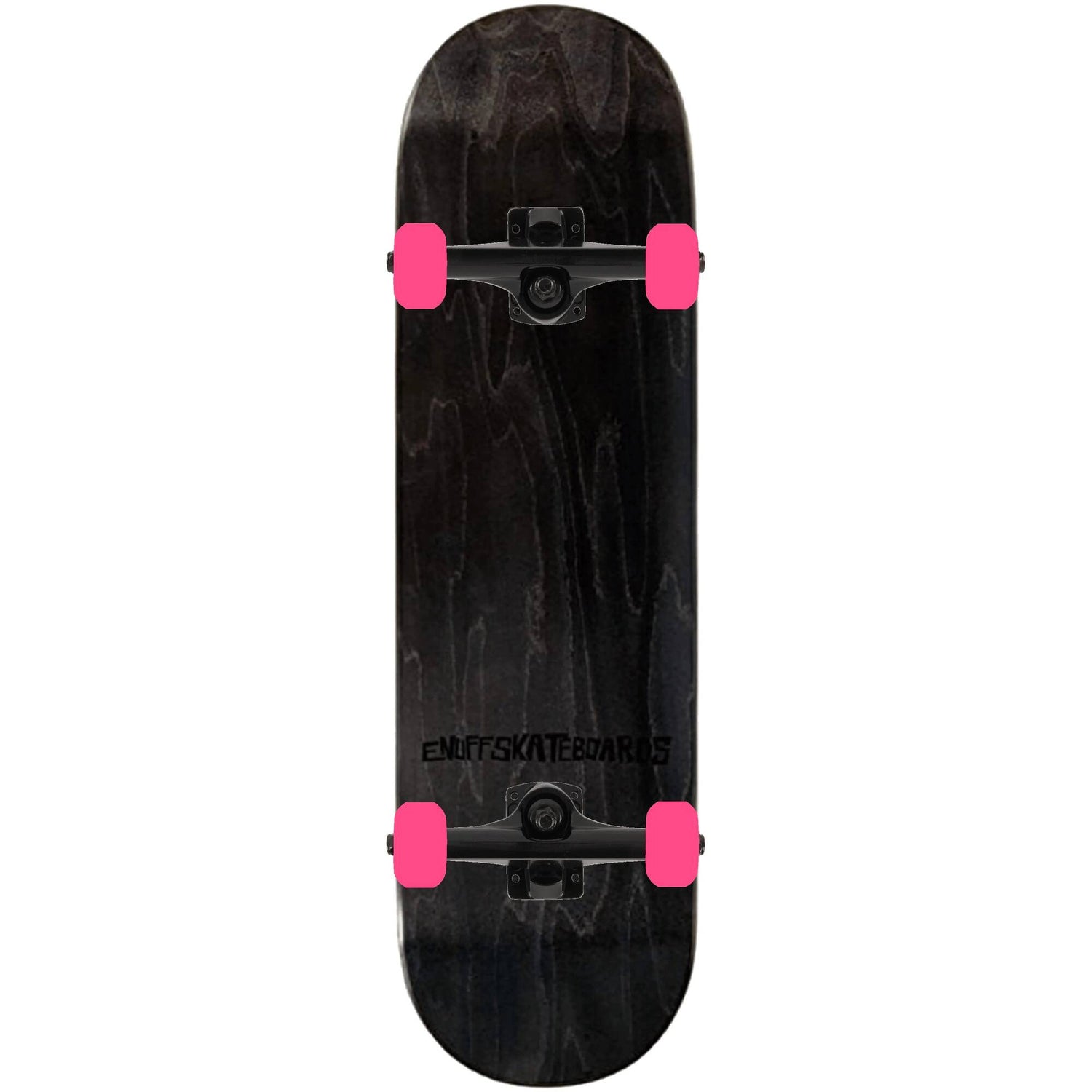 Enuff Classic Custom Skateboard - Black/Pink 8.25''
