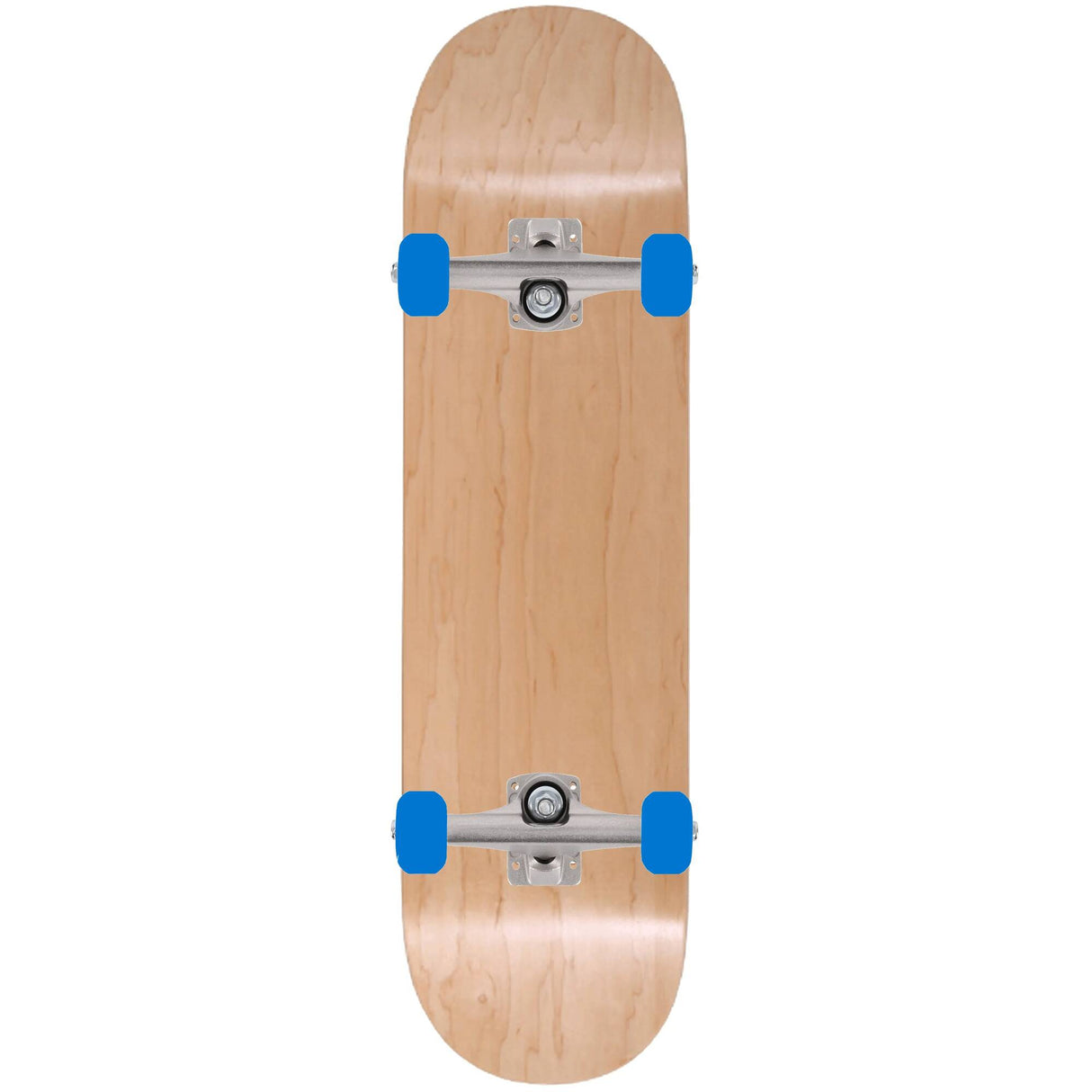 Enuff Classic Custom Skateboard - Natural/Blue 8''