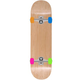 Enuff Classic Custom Skateboard - Natural/Multi 8''