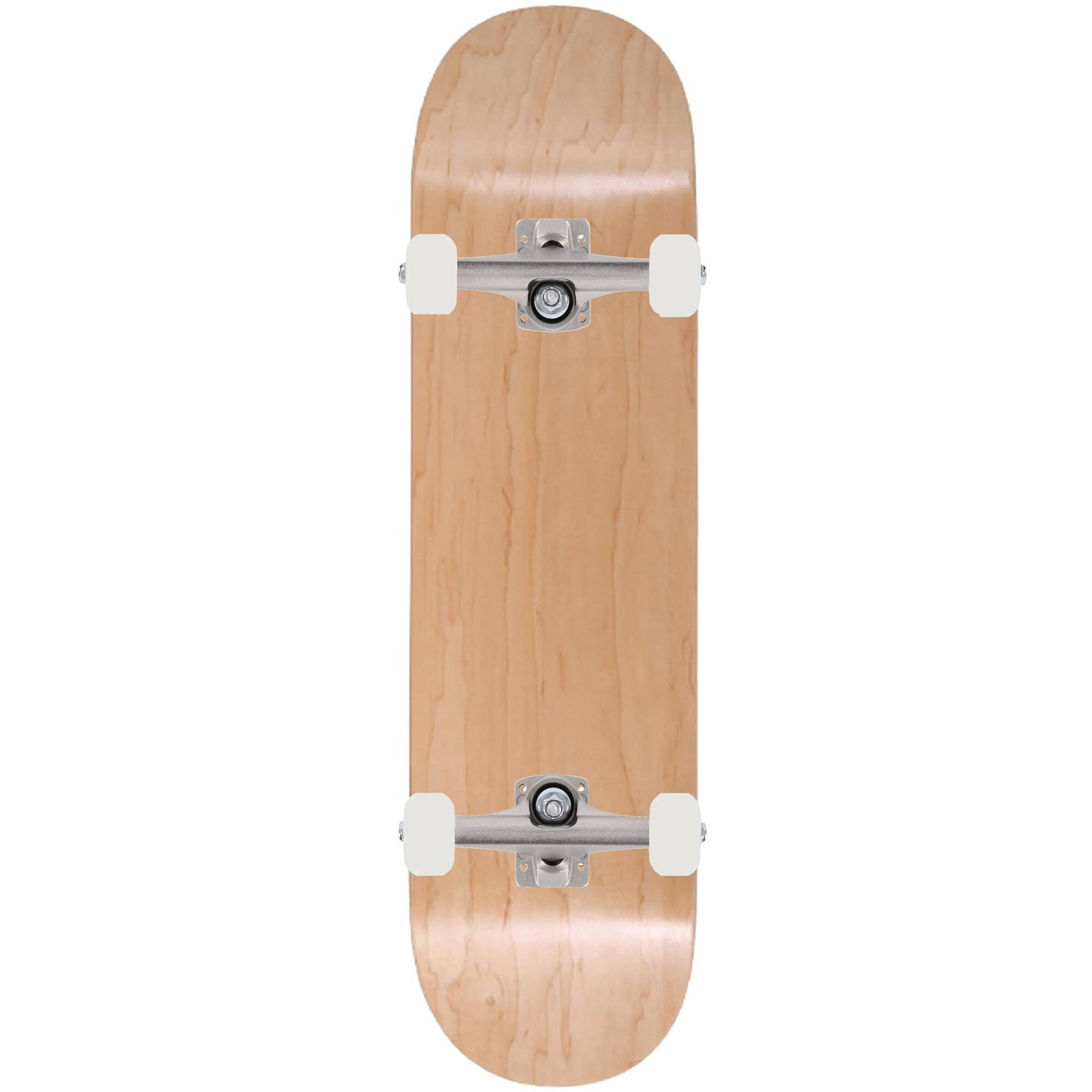 Enuff Classic Custom Skateboard - Natural/White 8.25''