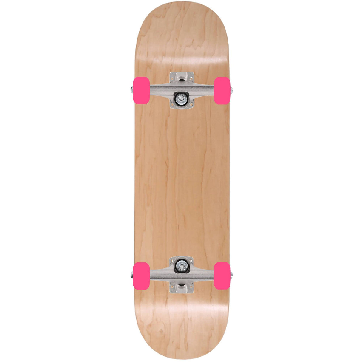 Enuff Classic Custom Skateboard - Natural/Pink 8''