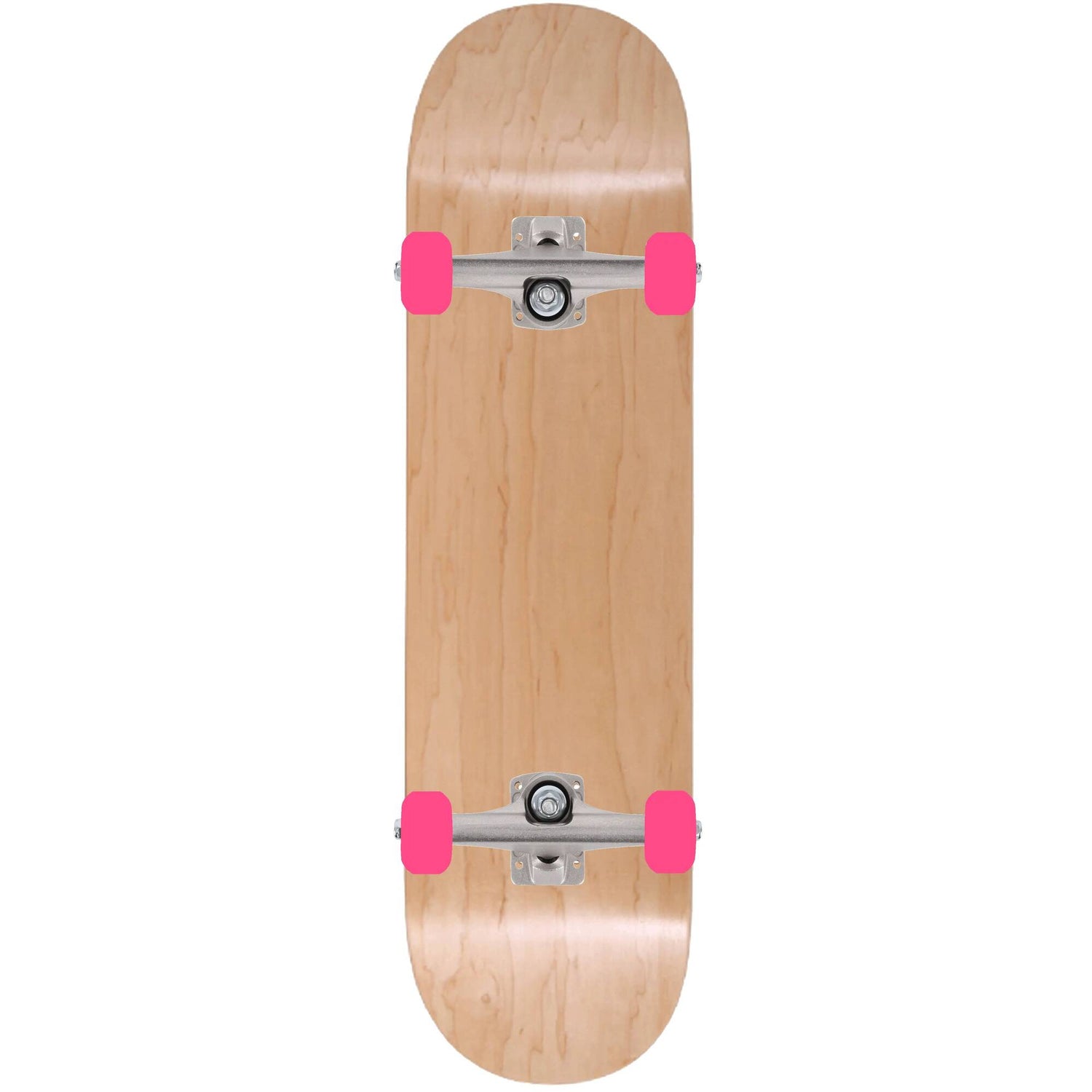 Enuff Classic Custom Skateboard - Natural/Pink 8''