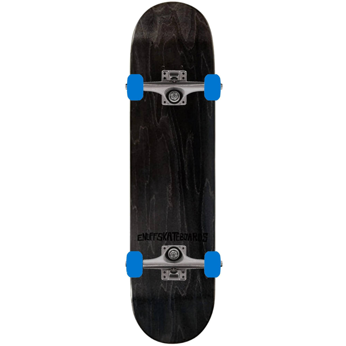 Enuff Classic Custom Skateboard - Black/Blue 7.75''