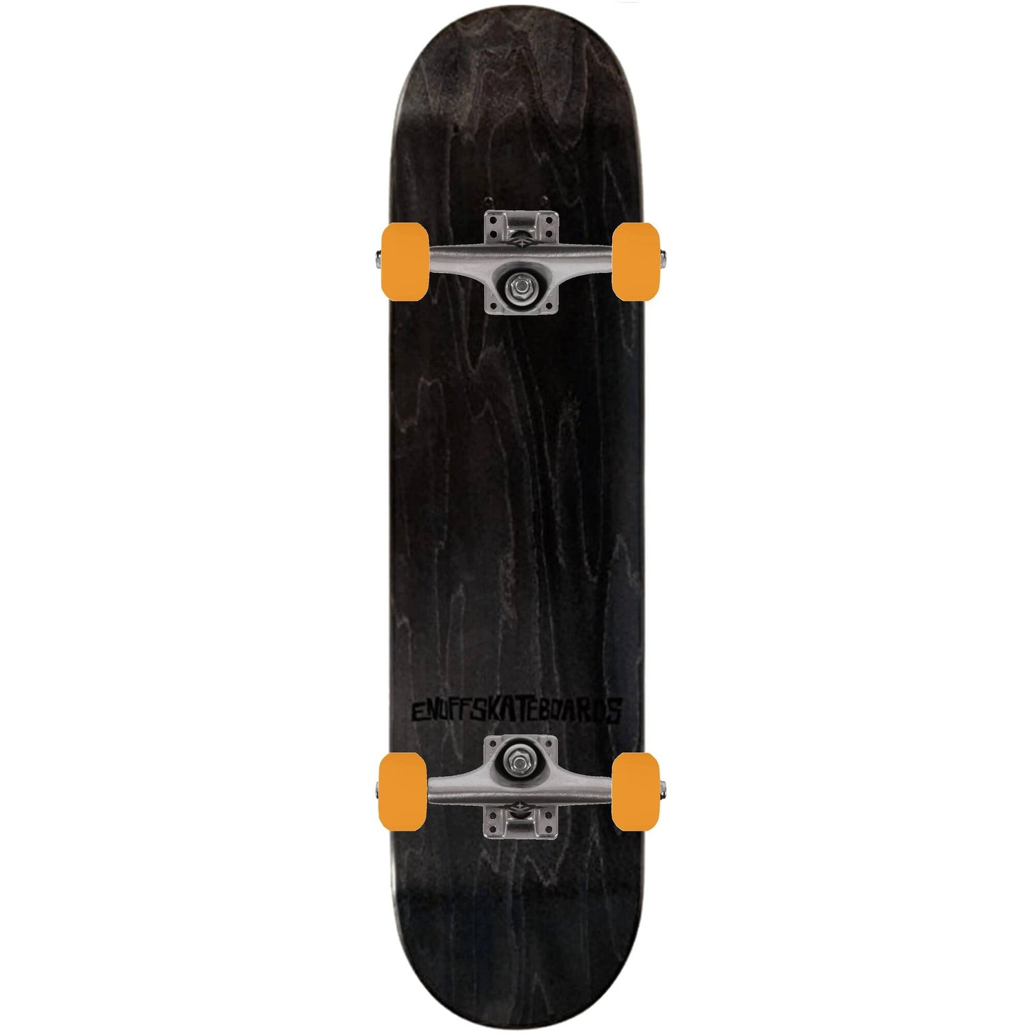 Enuff Classic Custom Skateboard - Black/Orange 7.75''