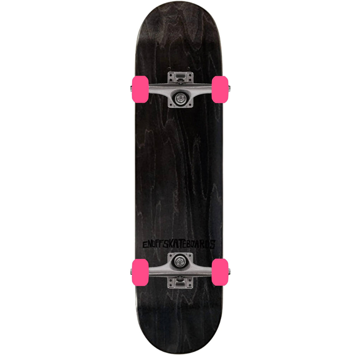 Enuff Classic Custom Skateboard - Black/Pink 7.5''
