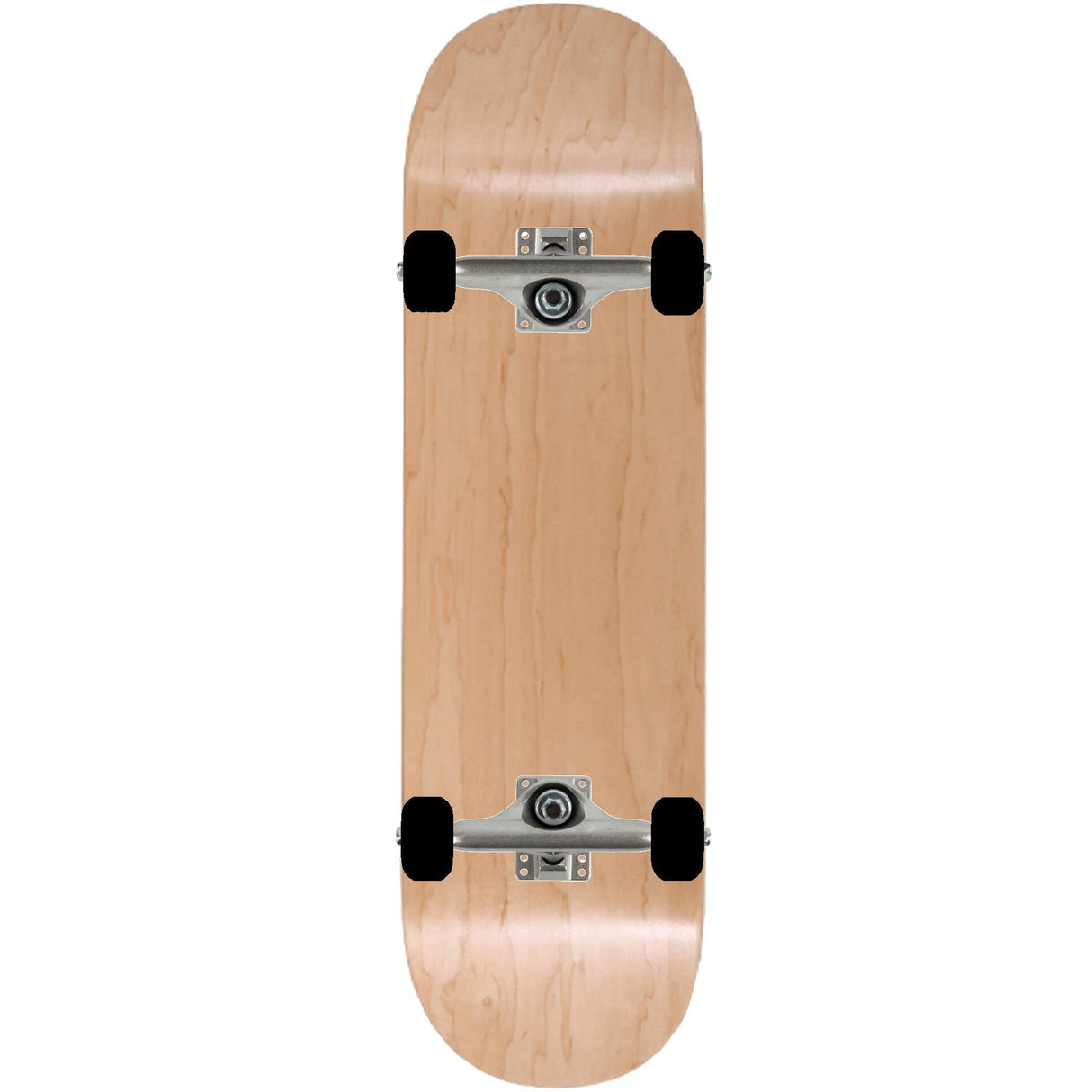 Enuff Classic Custom Skateboard - Natural/Black/Blue 8.25''