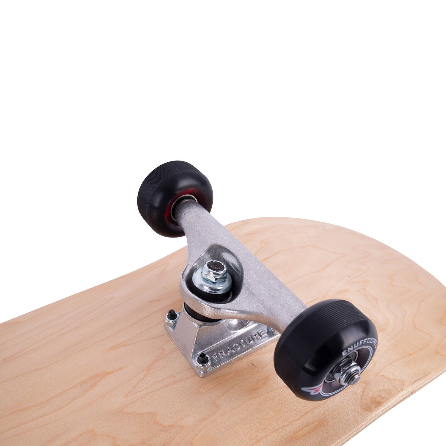 Enuff Classic Custom Skateboard - Natural/Black/Red 8.25''