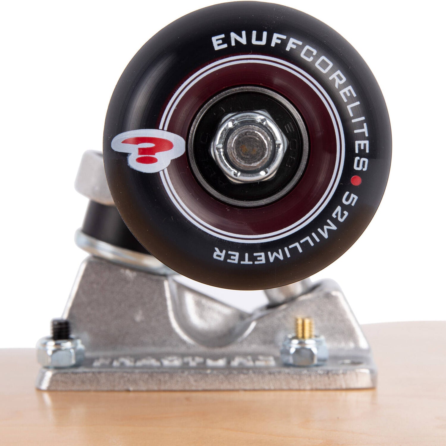 Enuff Classic Custom Skateboard - Natural/Black/Red 8''