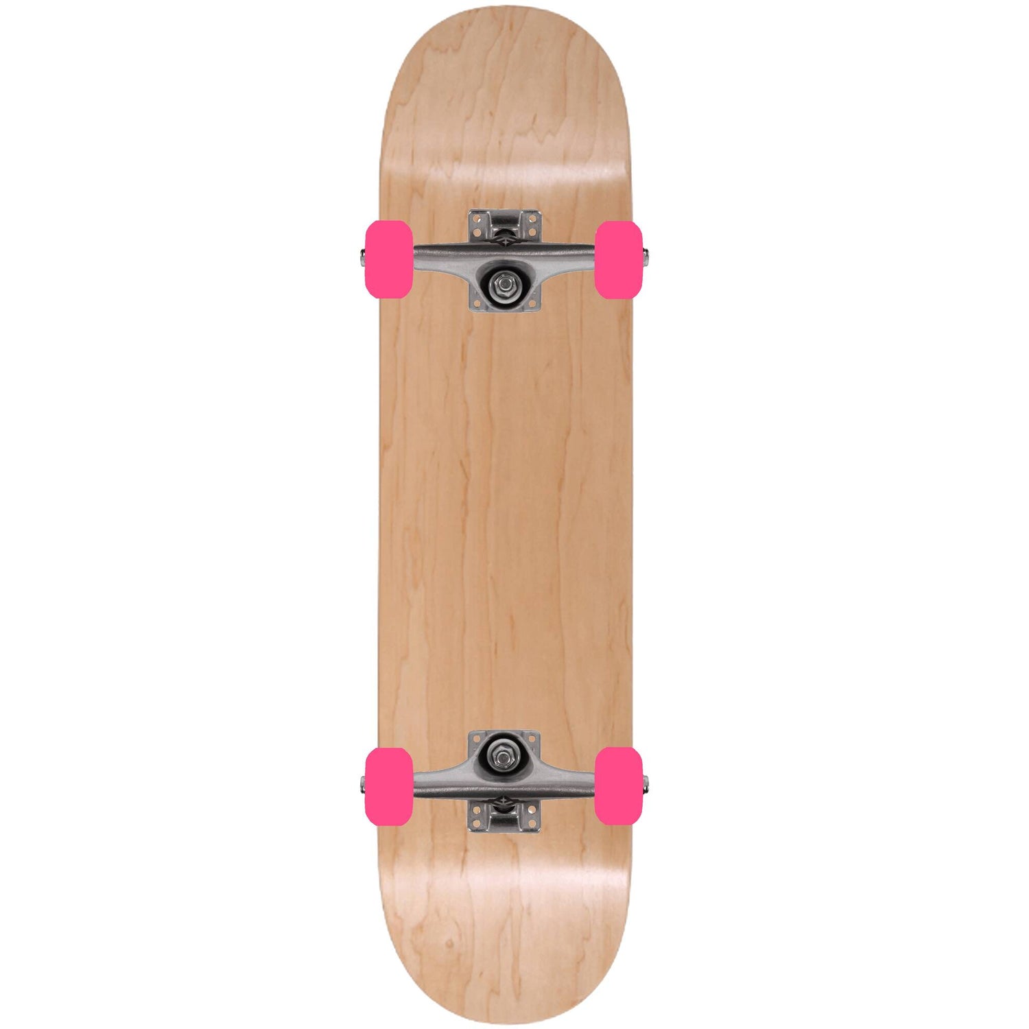 Enuff Classic Custom Skateboard - Natural/Pink 8.25''