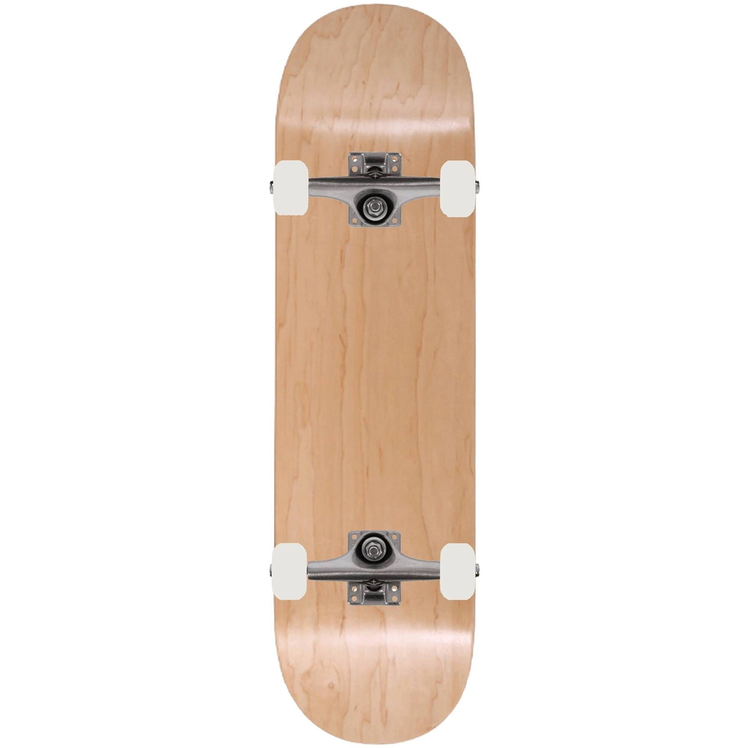 Enuff Classic Custom Skateboard - Natural/White/Blue 8''