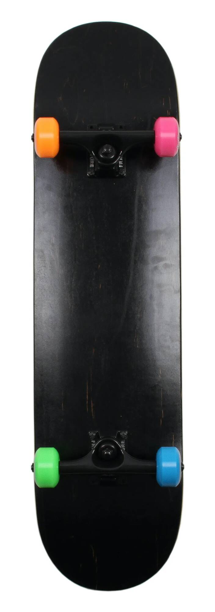 Enuff Colour Pop Custom Skateboard - Black/Multi 7.5''