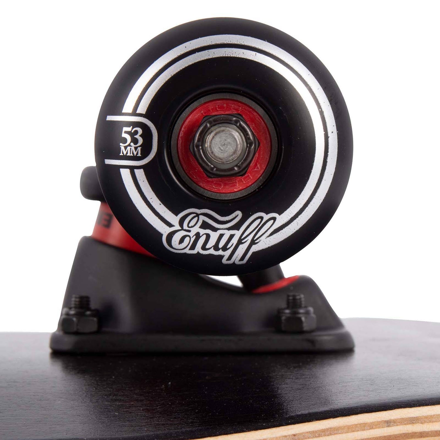 Enuff Covert Custom Skateboard - Black/Red 8.25''