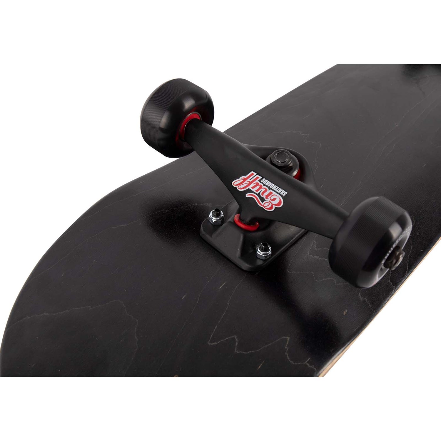 Enuff Covert Custom Skateboard - Black/Red 7.75''