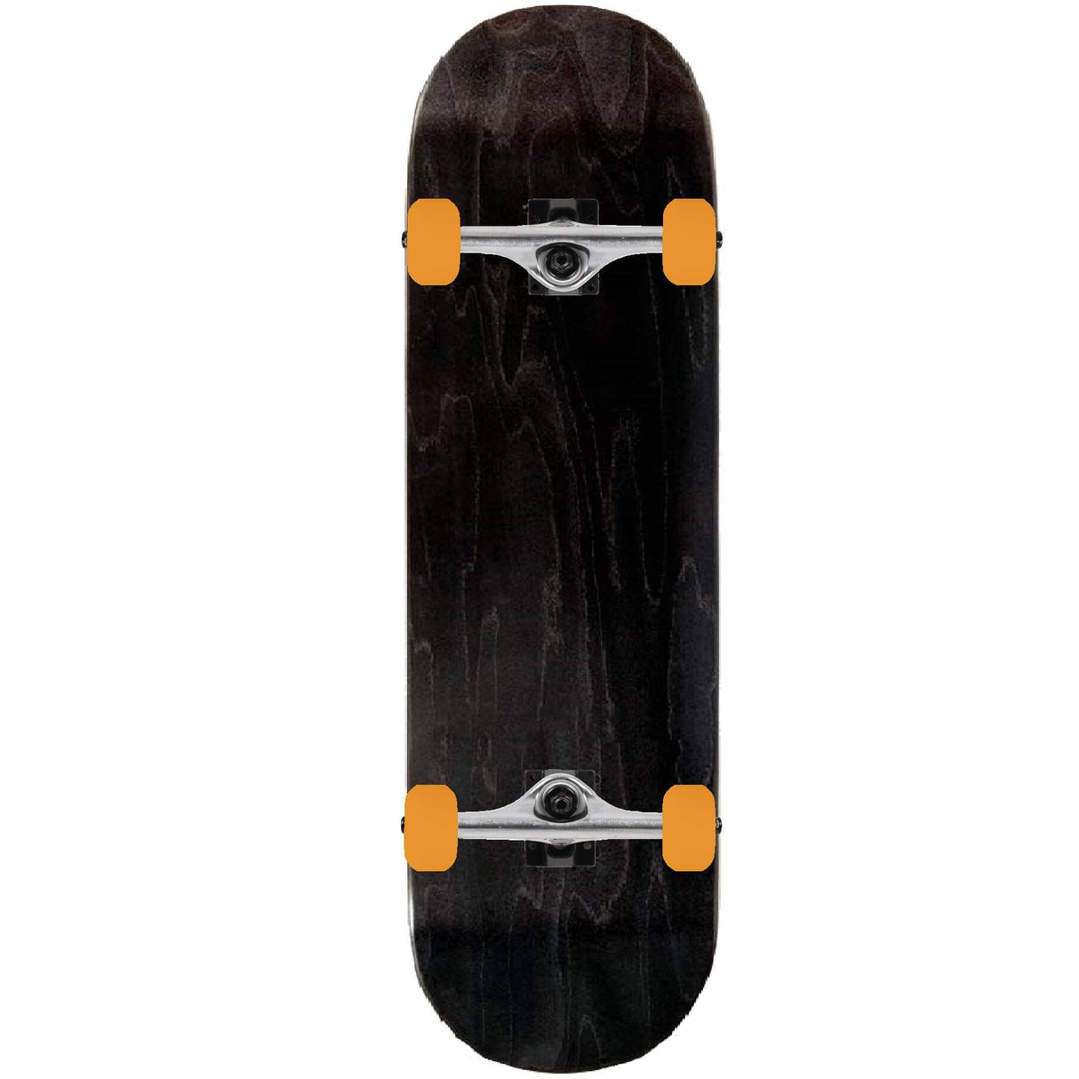 Enuff x Sushi Custom Skateboard - Black/Orange 8''
