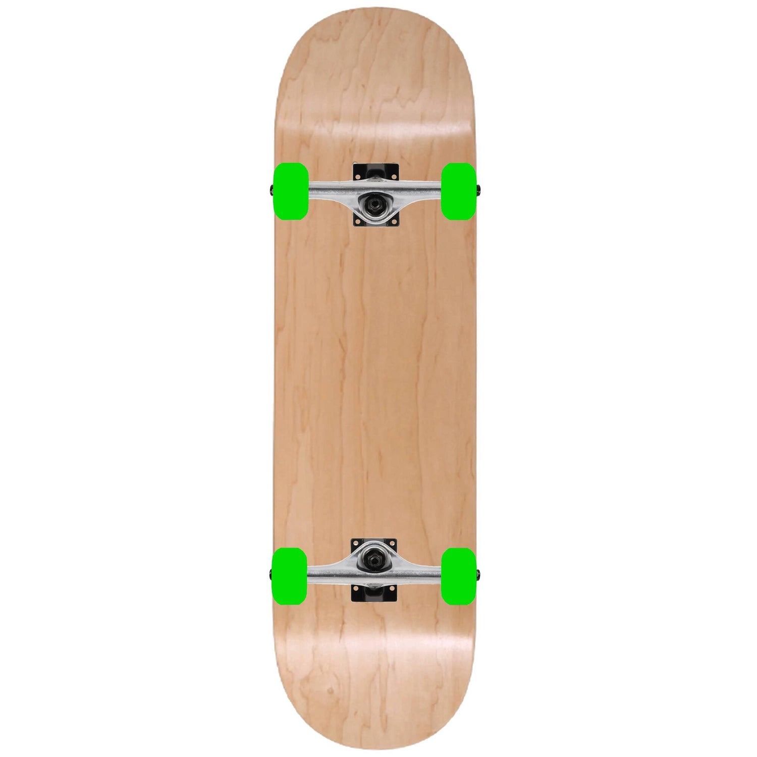 Enuff x Sushi Custom Skateboard - Natural/Green 8''