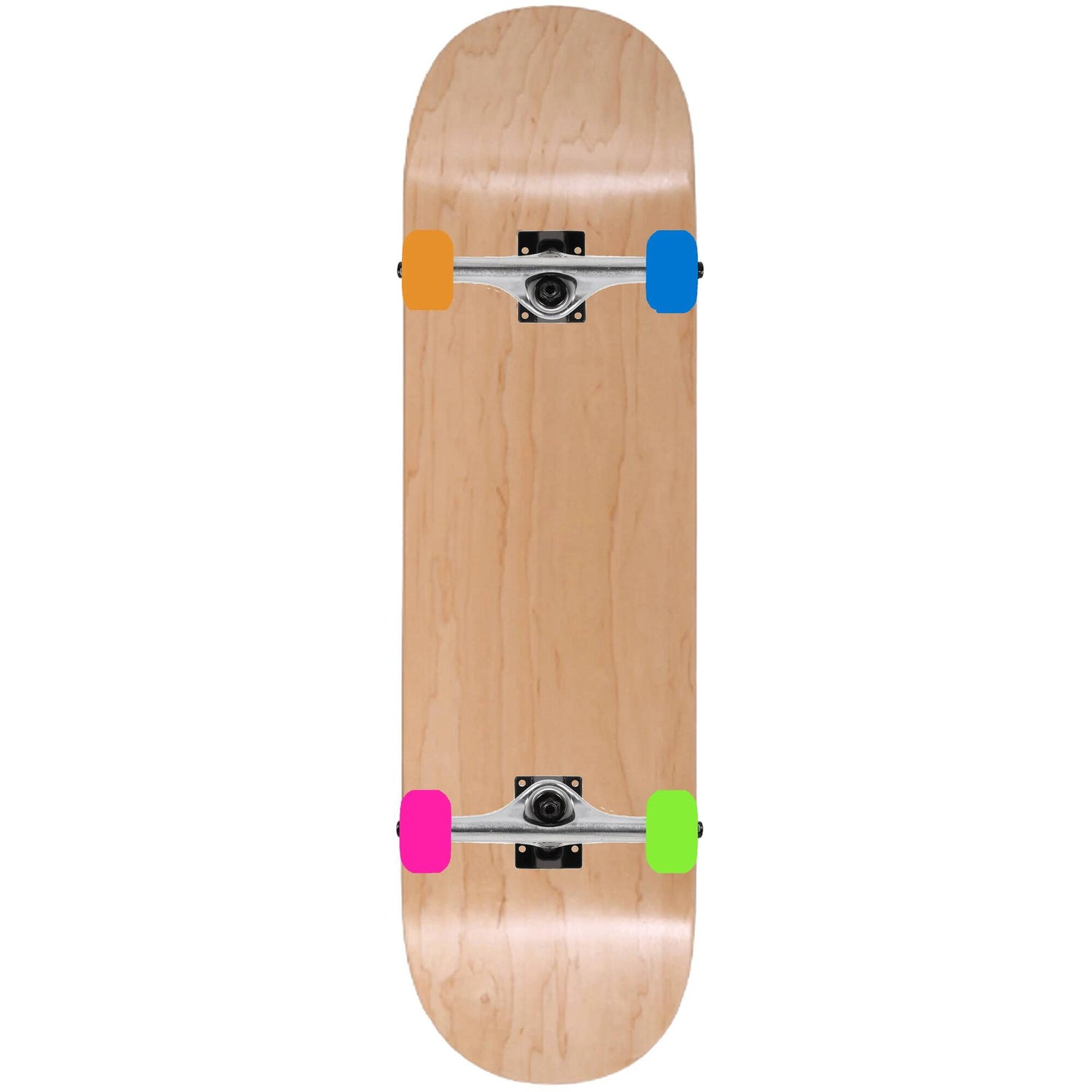 Enuff x Sushi Custom Skateboard - Natural/Multi 8''