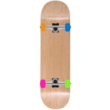 Enuff x Sushi Custom Skateboard - Natural/Multi 8''