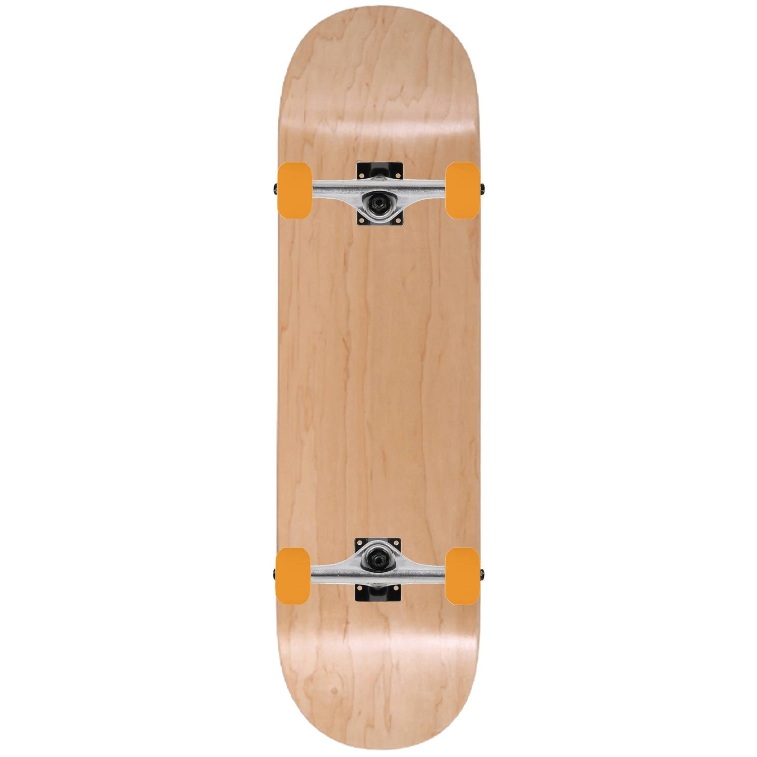 Enuff x Sushi Custom Skateboard - Natural/Orange 8''