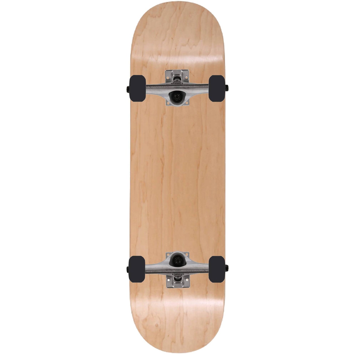 Enuff x Sushi Custom Skateboard - Natural/Raw/Black  8''