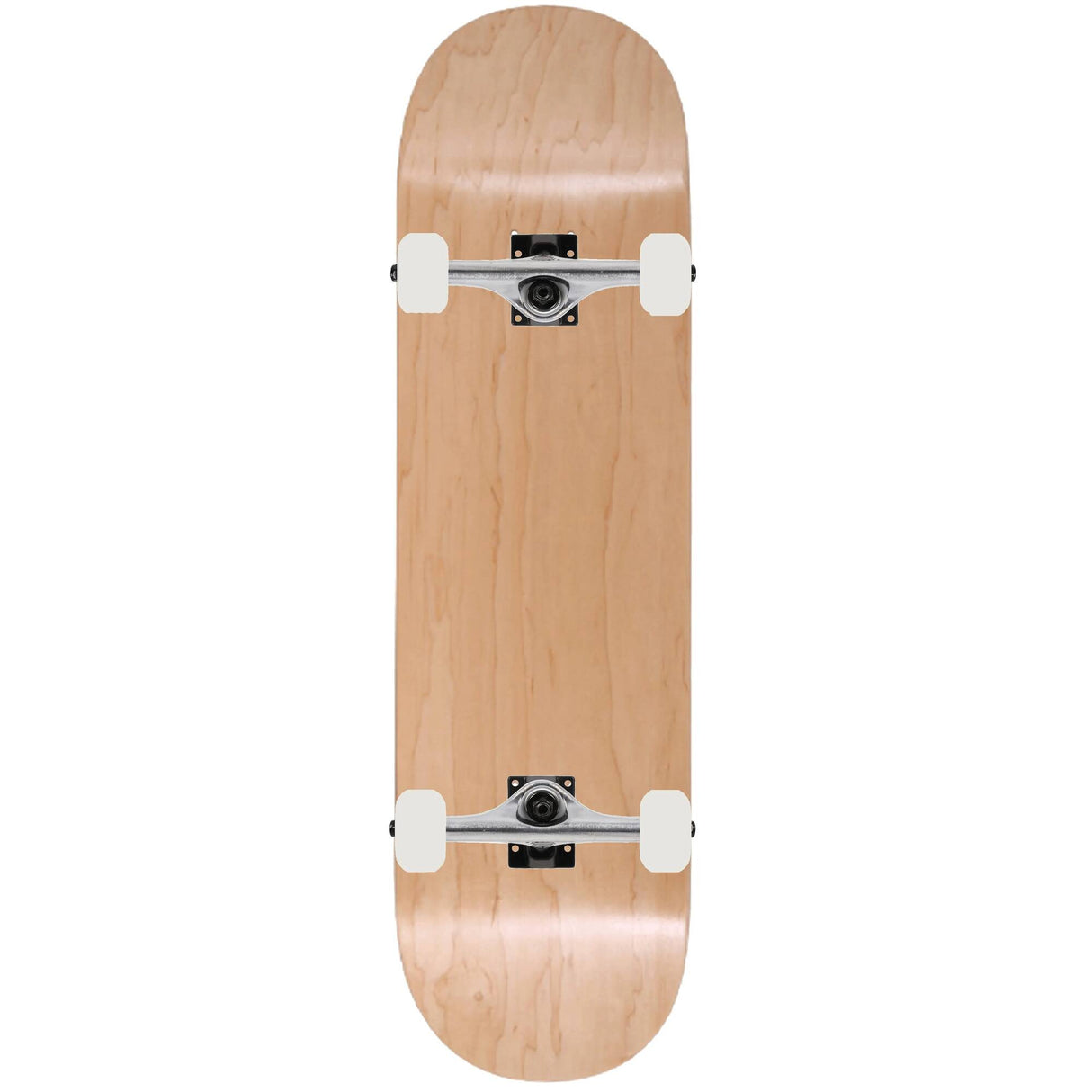 Enuff x Sushi Custom Skateboard - Natural/Silver/Black/White 8''
