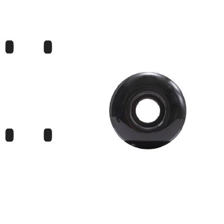 Essentials Skateboarding 95A Skateboard Wheels 54mm - Black