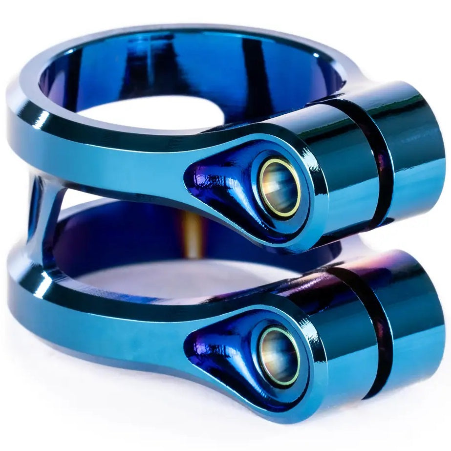Ethic Sylphe V2 31.8mm Scooter Clamp - Chrome Blue