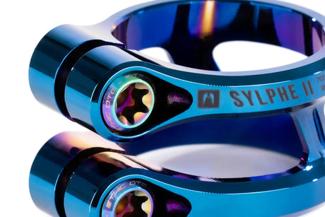 Ethic Sylphe V2 31.8mm Scooter Clamp - Chrome Blue