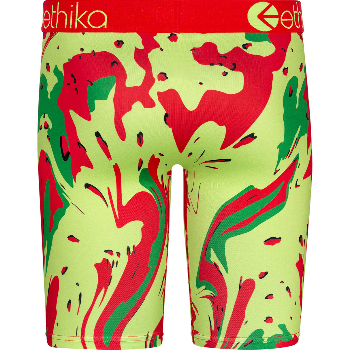 Ethika BMR Camo Drip Boxers - Green/Red