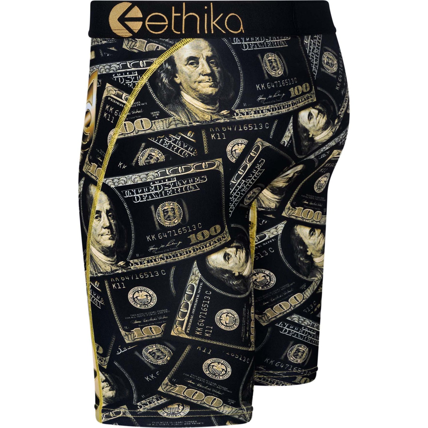 Ethika BMR Goldbarz Boxers - Black/Gold