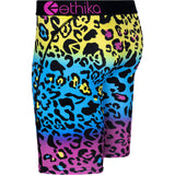 Ethika Cheetah Warp Boxers - Yellow/Blue