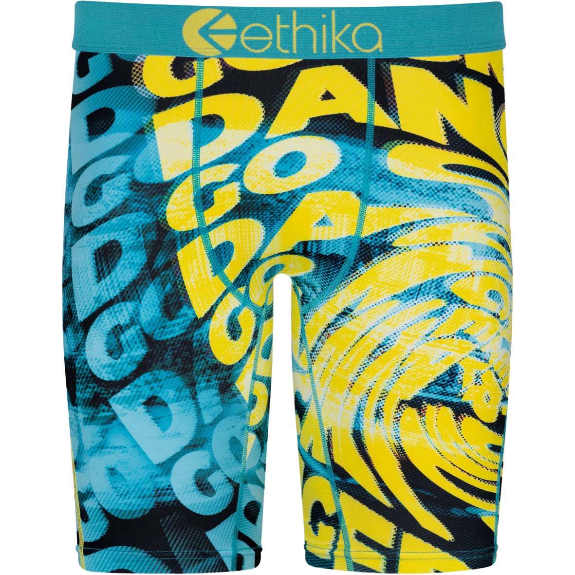 Ethika Hydro Trip Boxers - Yellow/Blue