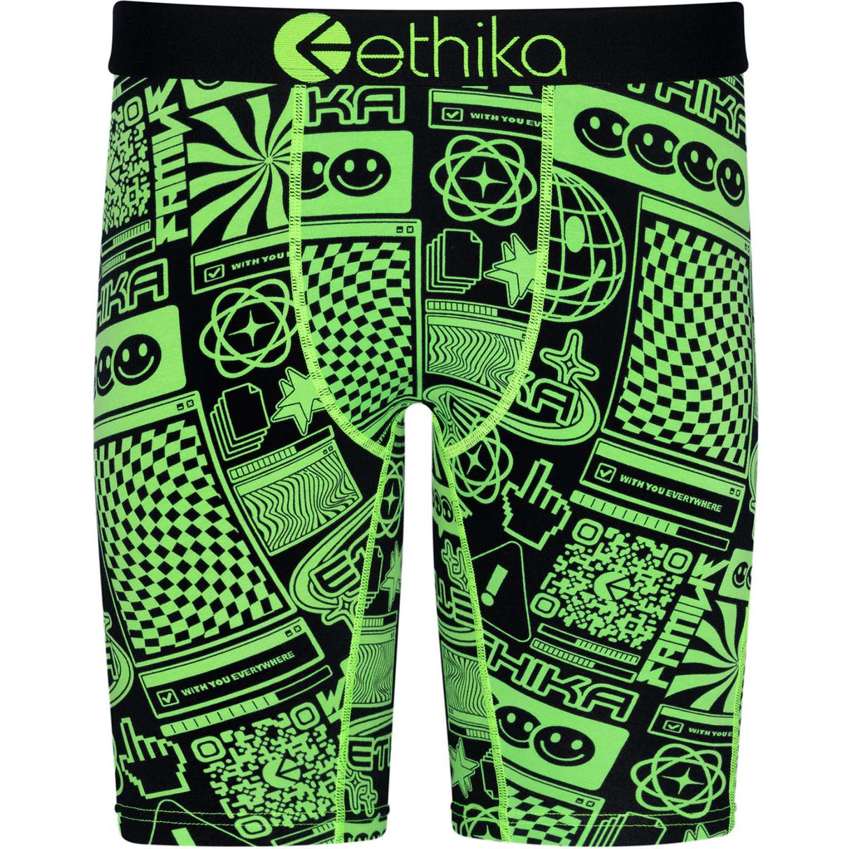 Ethika Offline Boxers - Green/Black