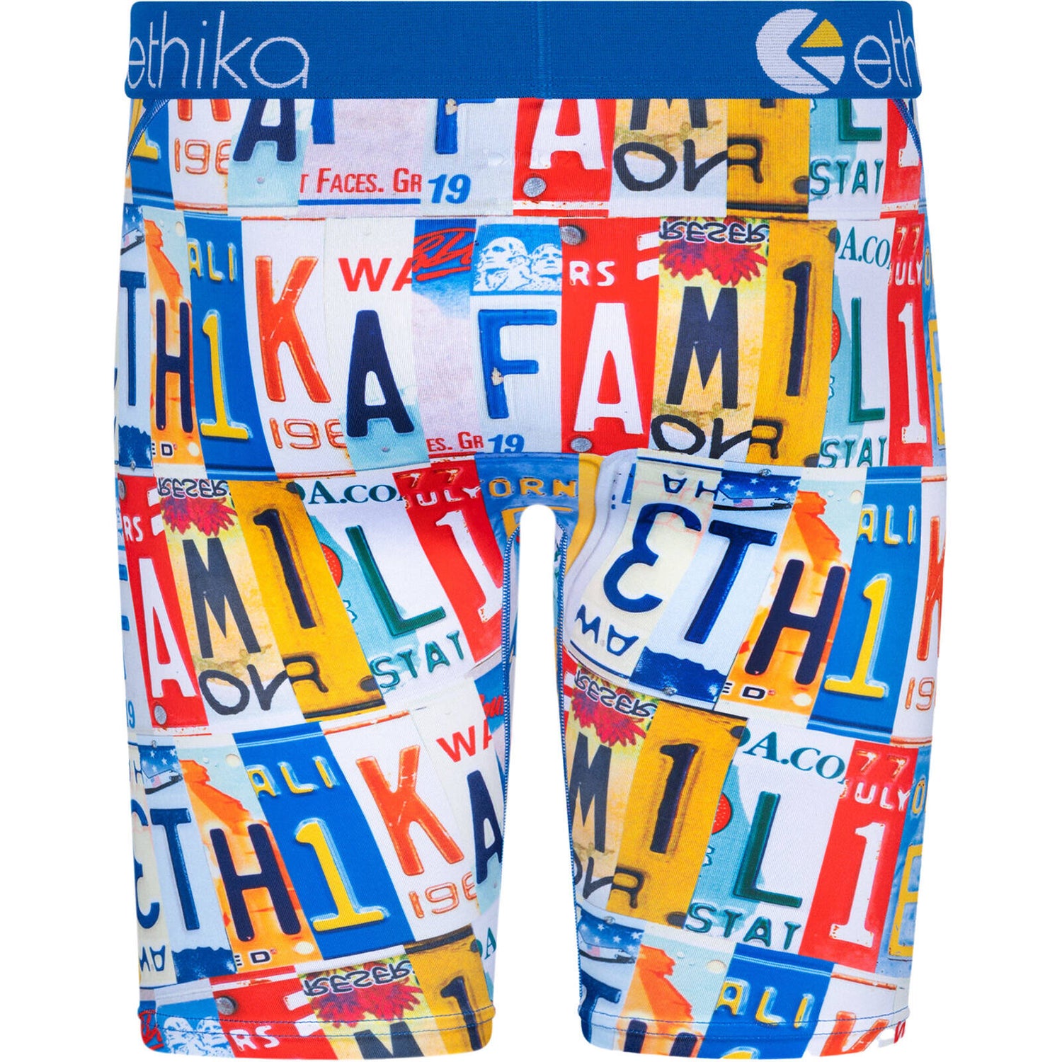 Ethika State Hopper Boxers - White/Blue