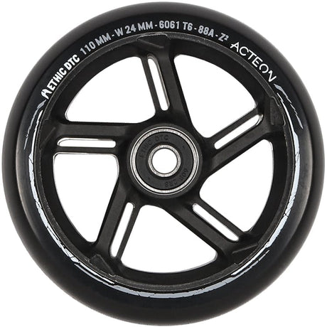 Ethic DTC Acteon Scooter Wheel 110mm - Black/Black