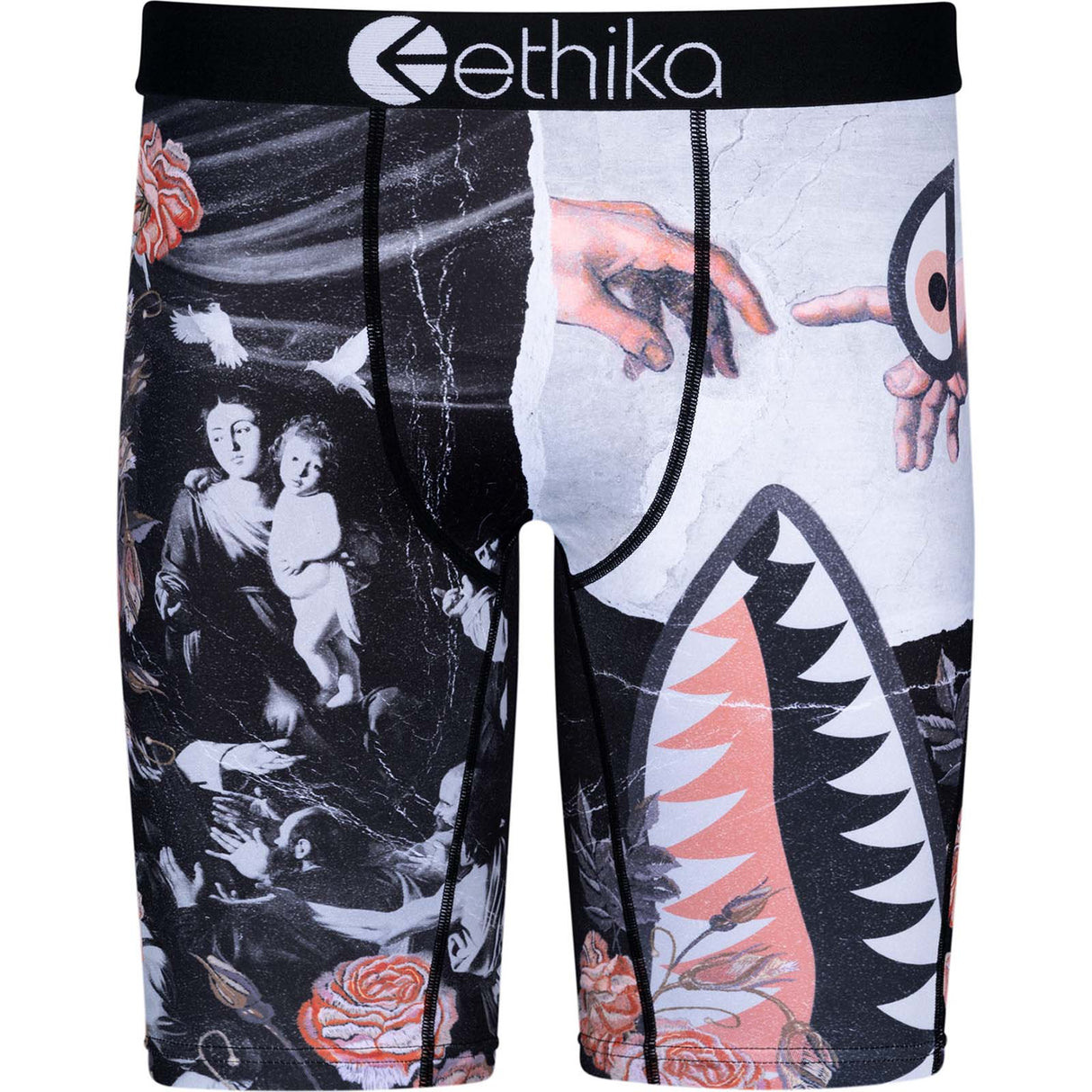 Ethika BMR Renaissance Boxer Briefs - Pink/Black