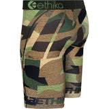 Ethika Standard Camou Boxer Briefs - Green/Black