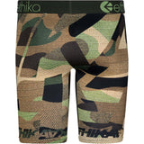 Ethika Standard Camou Boxer Briefs - Green/Black