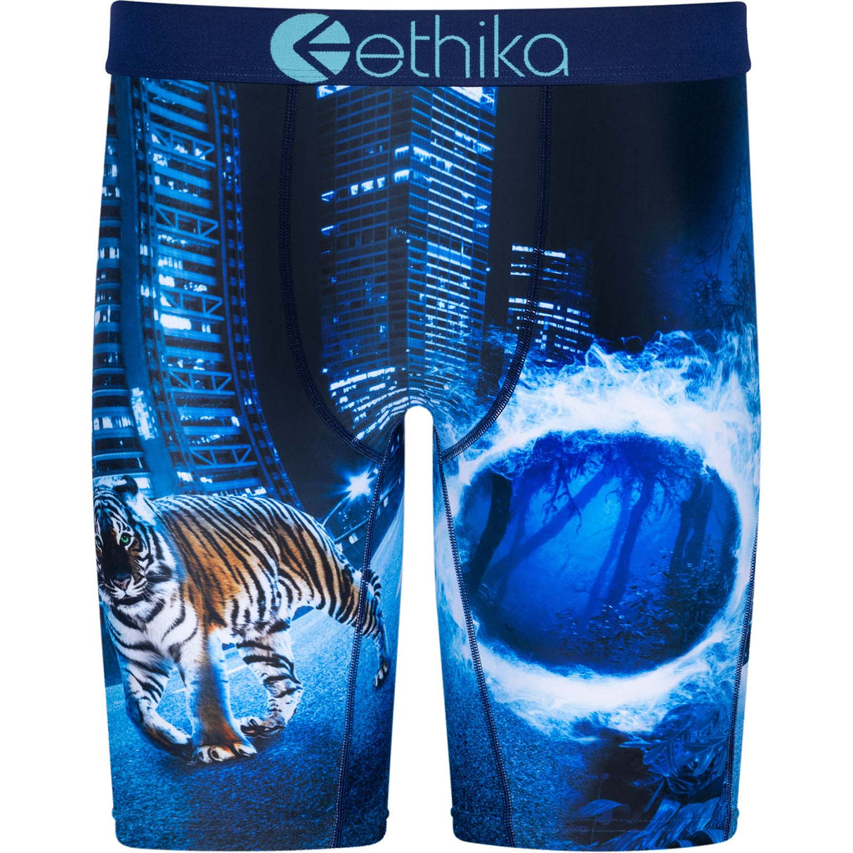 Ethika Transport8tion Boxer Briefs - Black/Blue