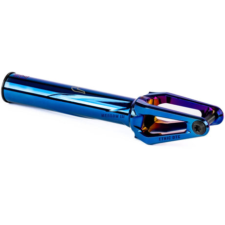 Ethic Merrow V3 SCS Scooter Forks - Blue Chrome