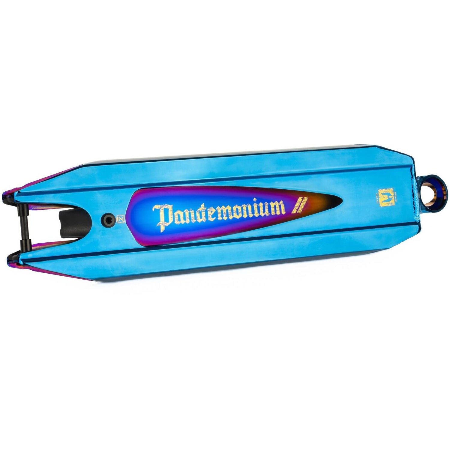Ethic Pandemonium V2 Scooter Deck - Blue Chrome 500mm x 130mm