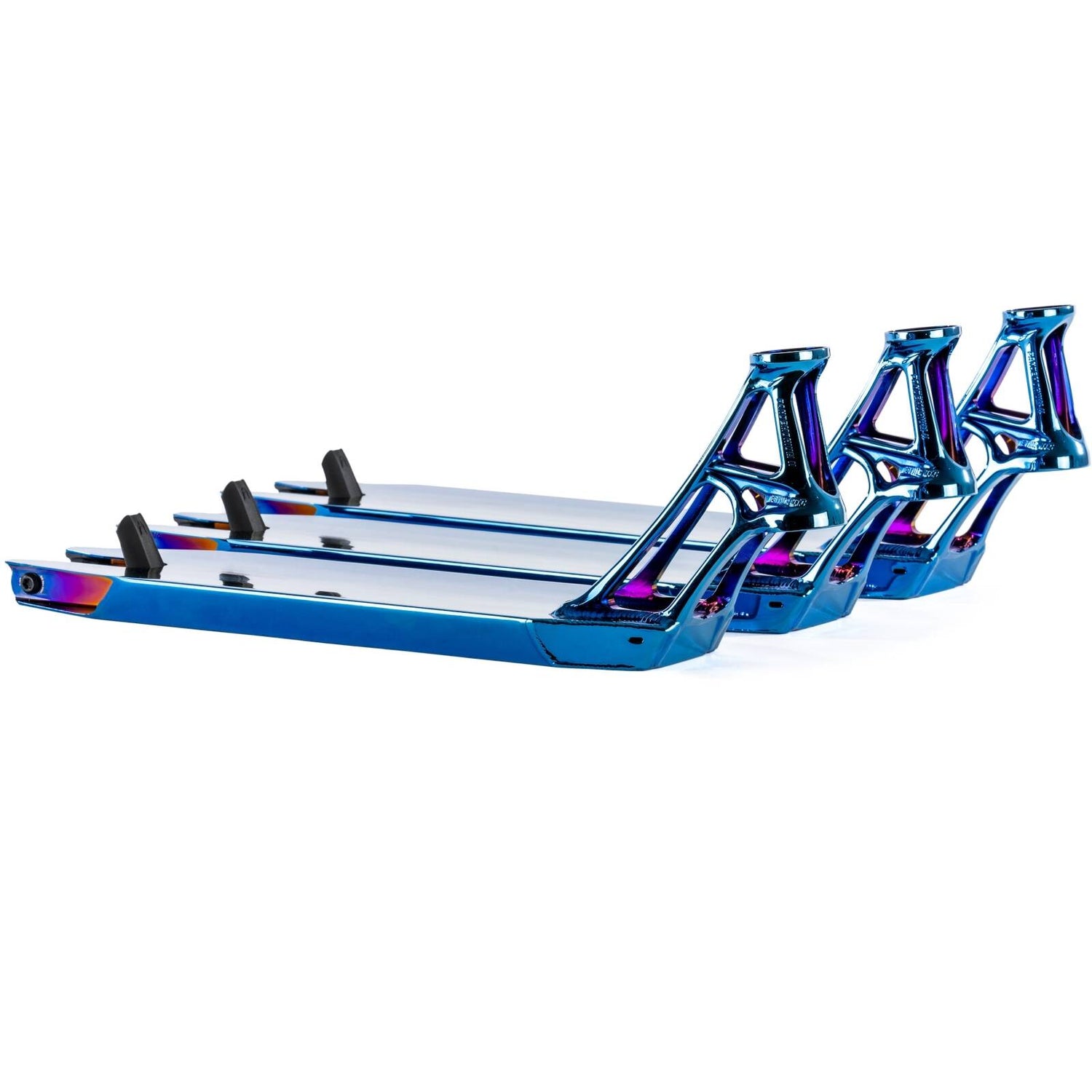 Ethic Pandemonium V2 Scooter Deck - Blue Chrome 500mm x 130mm