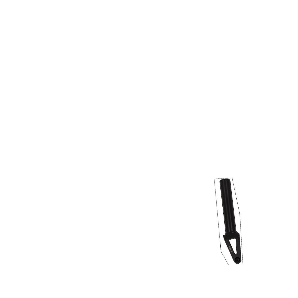 Ethic Legion SCS/HIC Scooter Forks - Black