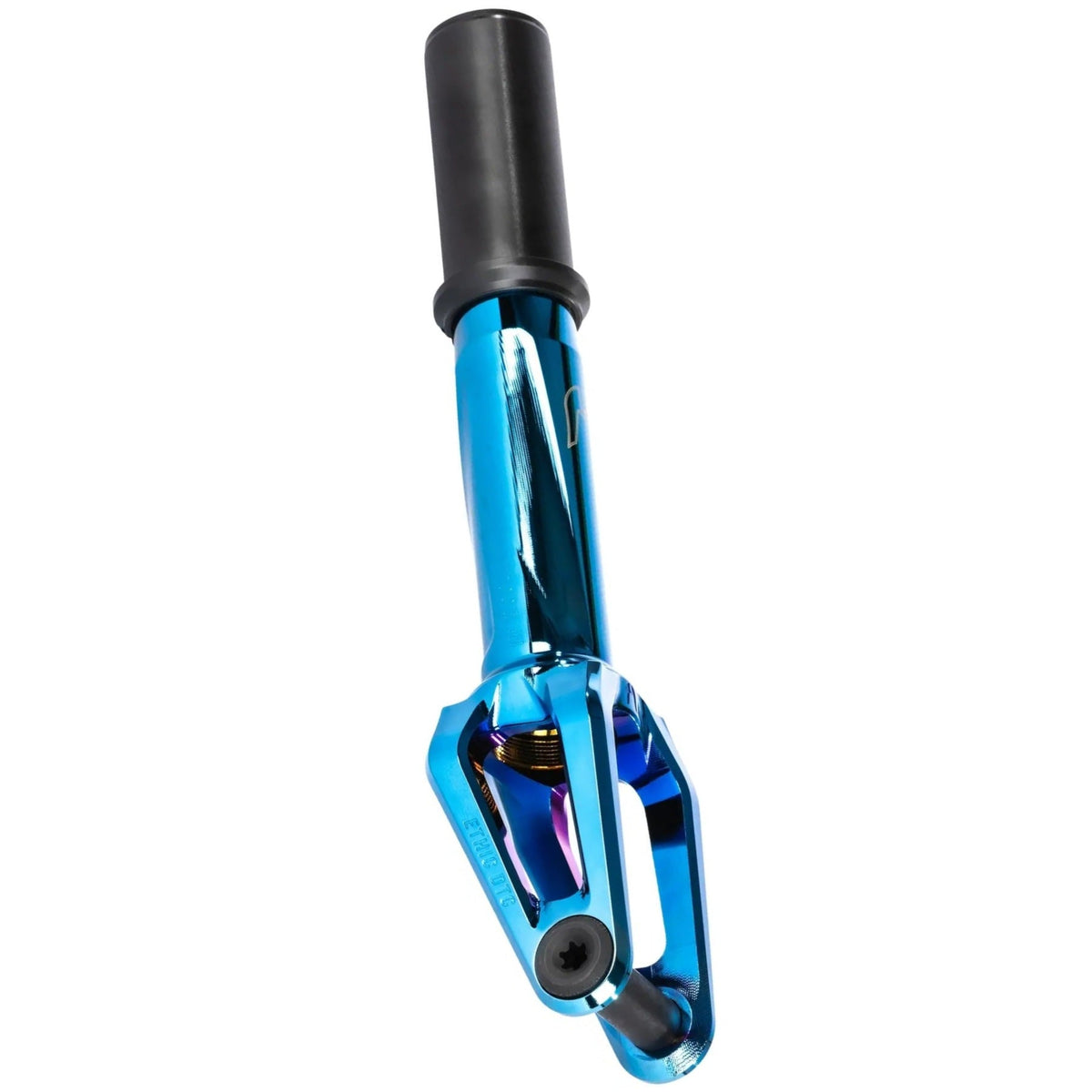 Ethic Merrow V3 8/12 STD IHC Scooter Forks - Chrome Blue