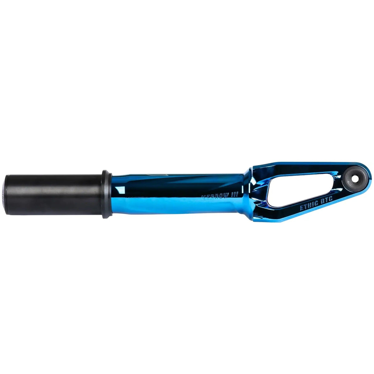 Ethic Merrow V3 8/12 STD IHC Scooter Forks - Chrome Blue