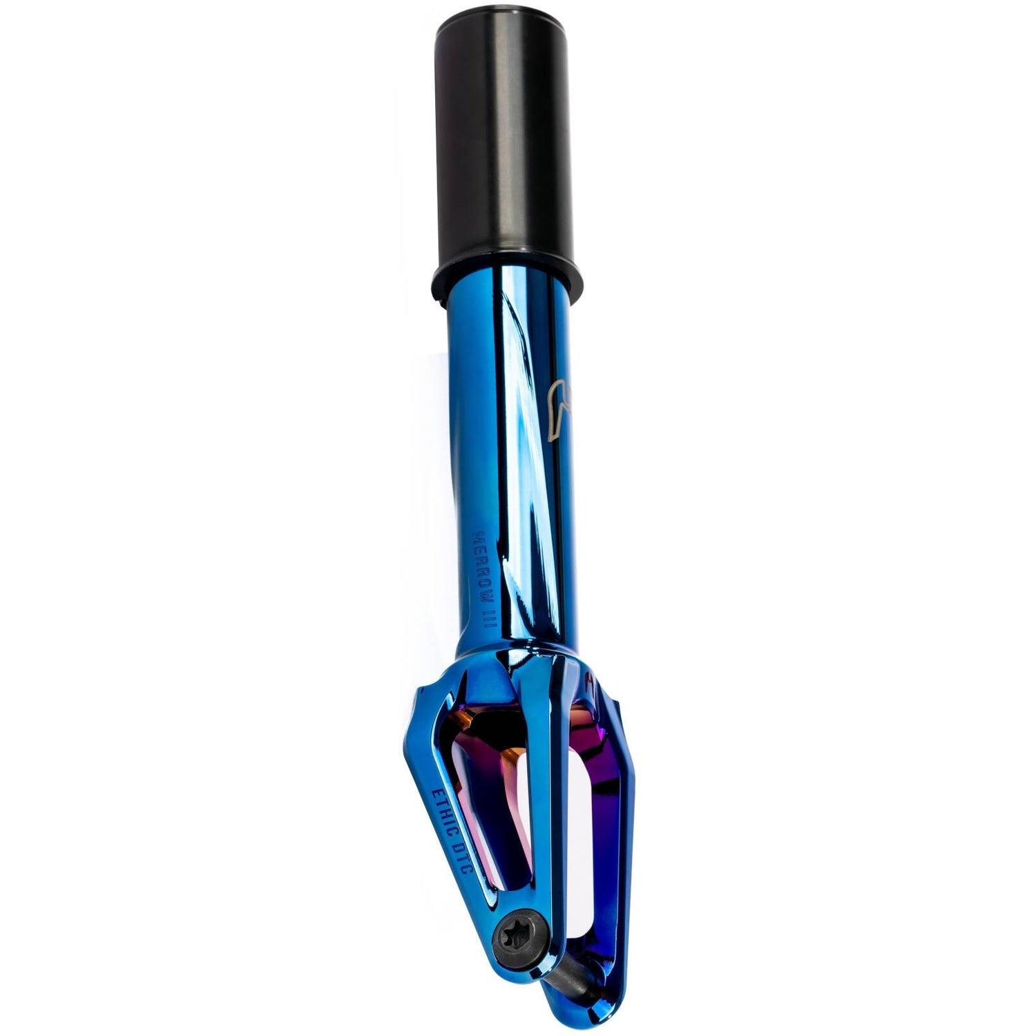 Ethic Merrow V3 HIC Scooter Forks - Blue Chrome