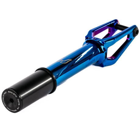 Ethic Merrow V3 HIC Scooter Forks - Blue Chrome