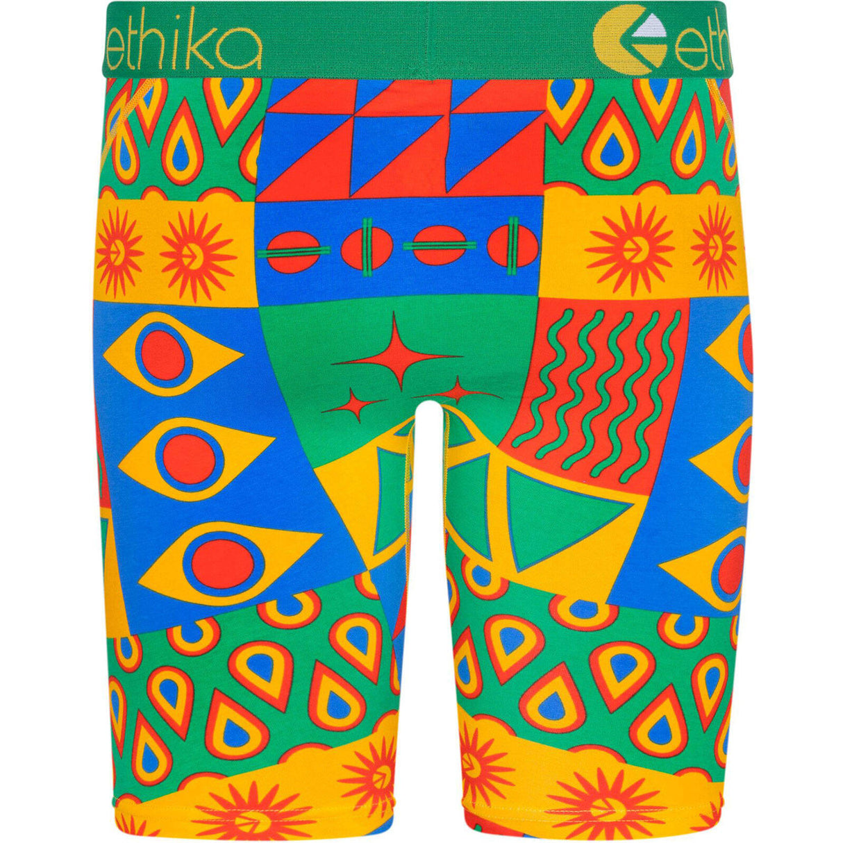 Ethika Third Eye Boxer Briefs - Yellow/Green