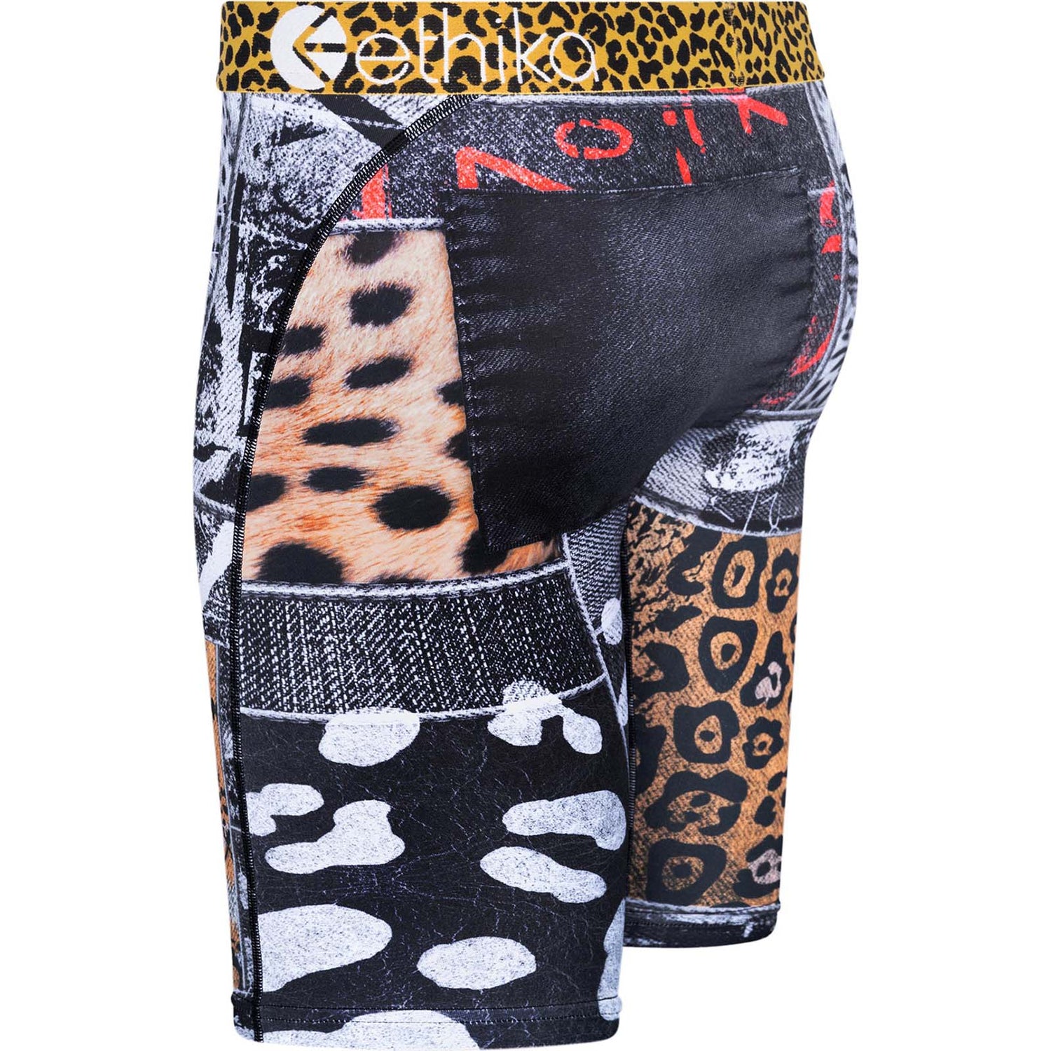 Ethika Spot Eem Boxer Briefs - Black/White
