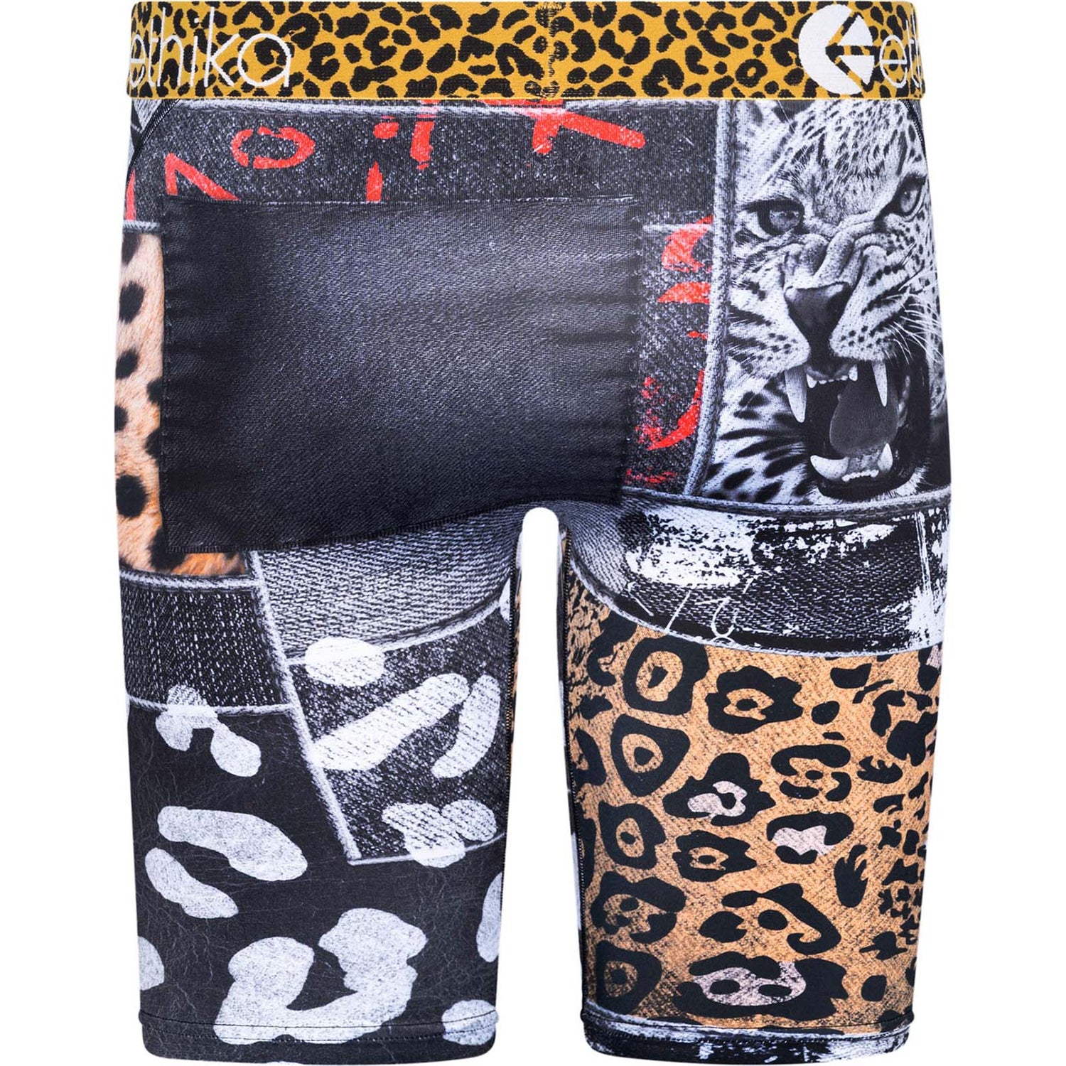 Ethika Spot Eem Boxer Briefs - Black/White