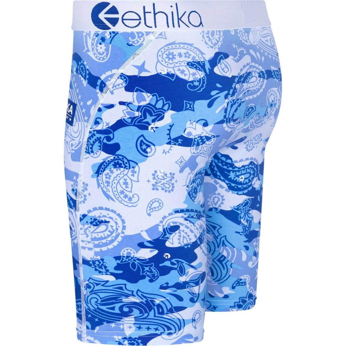 Ethika Tear Drop Camo Boxer Briefs - Carolina Blue